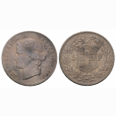 Schweiz 5 Franken 1892 B Frauenkopf