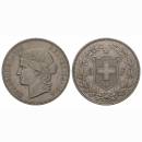 Schweiz 5 Franken 1916 B Frauenkopf