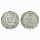 Schweiz 1/2 Franken 1875 B