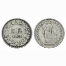 Schweiz 1/2 Franken 1901 B