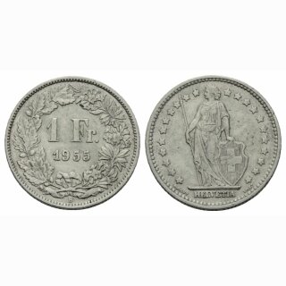 Schweiz 1 Franken 1955 B