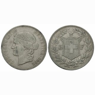 5 Franken 1892 B