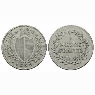 Tessin 1 Mezzo Franco 1835