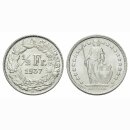 Schweiz 1/2 Franken 1937 B