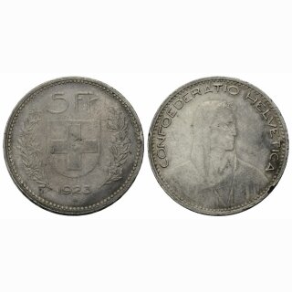 Schweiz 5 Franken  1923 B