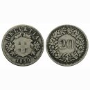 Schweiz 20 Rappen 1850 BB