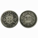 Schweiz 20 Rappen 1850 BB