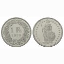 Schweiz 1 Franken 1990 B