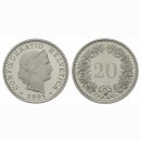 Schweiz 20 Rappen 1991 B