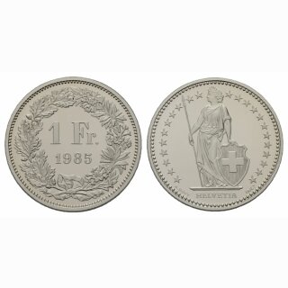 Schweiz 1 Franken  1985 B