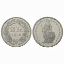 Schweiz 2 Franken 1990 B