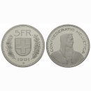 Schweiz 5 Franken 1991 B