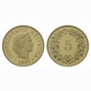 Schweiz 5 Rappen 1991 B