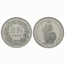 Schweiz 2 Franken 1992 B