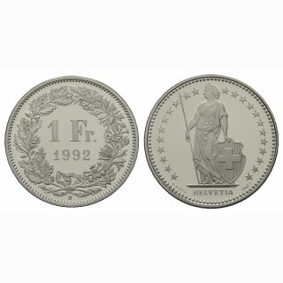 Schweiz 1 Franken  1992 B