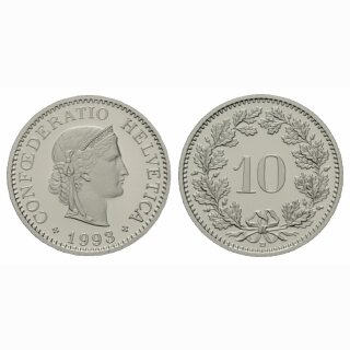 Schweiz 10 Rappen 1993 B