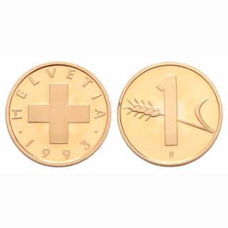 Schweiz 1 Rappen  1993 B