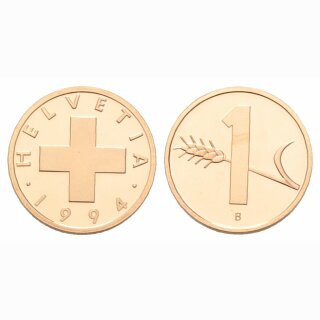 Schweiz 1 Rappen  1994 B