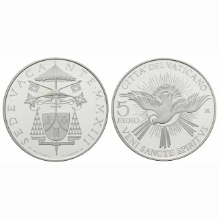 Vatikan 5 Euro  2013 Sede Vacante MMXIII