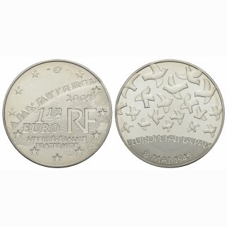 Frankreich 1 1/2 Euro  2005 60 Jahre Ende des 2. Weltkrieg
