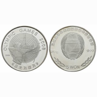 Südkorea  5 Won 2006 Olympic Games 2008