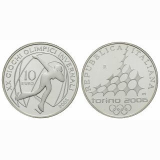 Italien 10 Euro  2005 Olympiade Turin