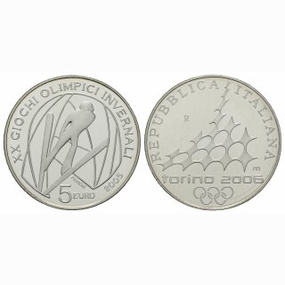 Italien 5 Euro  2005 Olympiade Turin