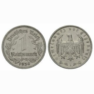 Deutschland 1 Reichsmark 1934 A