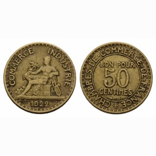 Frankreich 1/2 Francs 1924
