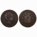 Spanien 10 Centesimos  1879