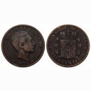 Spanien 10 Centesimos  1879