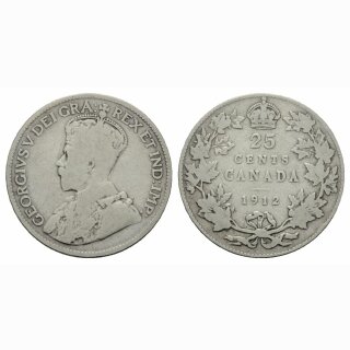 Kanada 25 Cents  1912