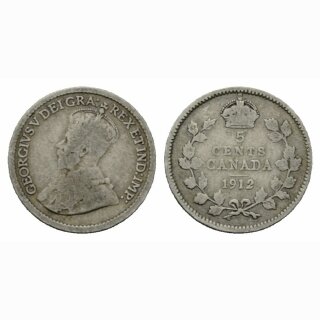 Kanada 5 Cents 1912