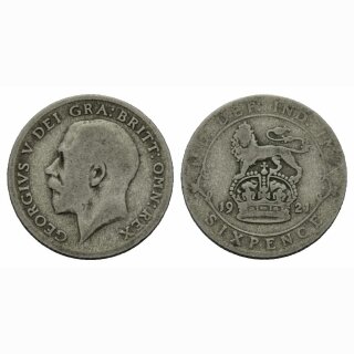 England  6 Pence 1921