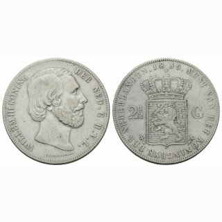Niederland 2 1/2 Gulden 1859 Willem III