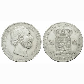 Niederland 2 1/2 Gulden 1870 Willem III