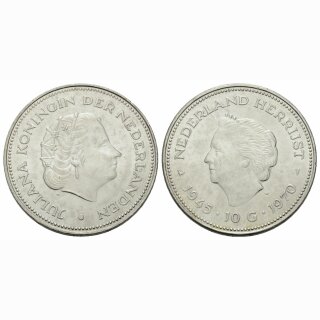 Niederland 10 Gulden 1970 Juliana
