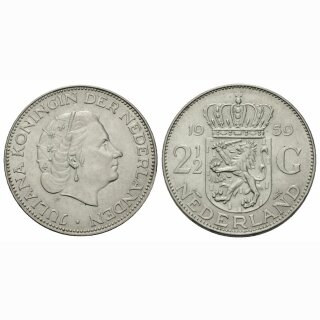 Niederland 2 1/ Gulden 1959 Juliana