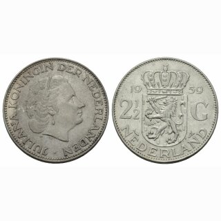 Niederland 2 1/ Gulden 1959 Juliana