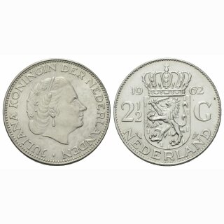 Niederland 2 1/ Gulden 1962 Juliana