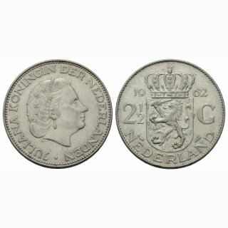 Niederland 2 1/ Gulden 1962 Juliana