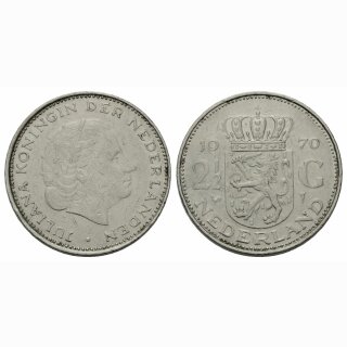 Niederland 2 1/ Gulden 1970 Juliana