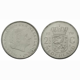 Niederland 2 1/ Gulden 1978 Juliana