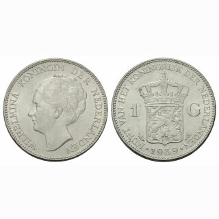 Niederland 1 Gulden 1939 Wilhelmina