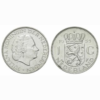 Niederland 1 Gulden 1955 Juliana