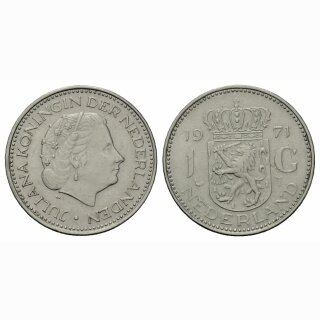 Niederland 1 Gulden 1971 Juliana