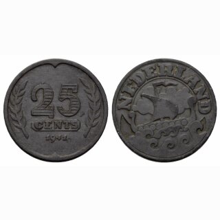 Niederland  25 Cents 1941