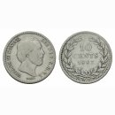 Niederland  10 Cents 1887 Willem III