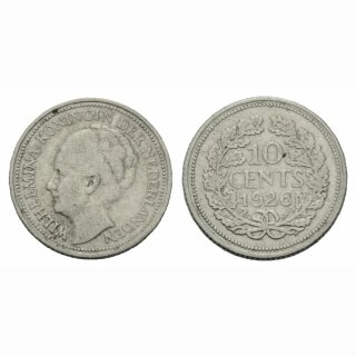 Niederland  10 Cents 1926 Wilhelmina