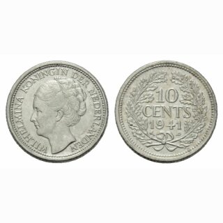 Niederland  10 Cents 1941 Wilhelmina